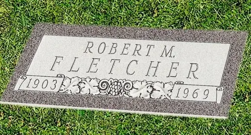 Single Granite Grave Marker (B1838)