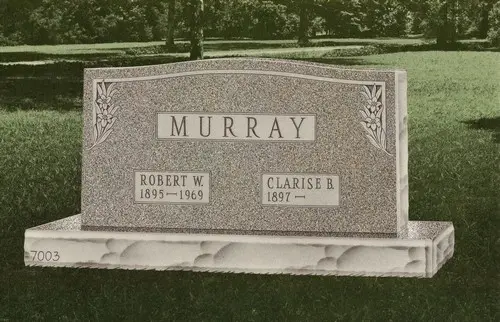 Companion Granite Headstone (EGA-7003)