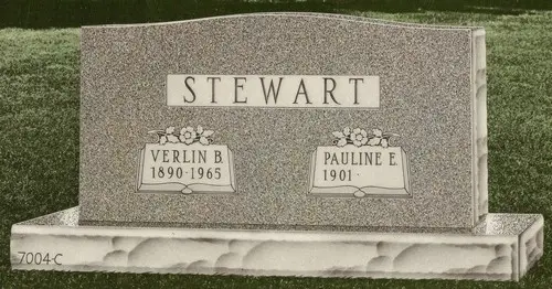 Companion Granite Headstone (EGA-7004-C)