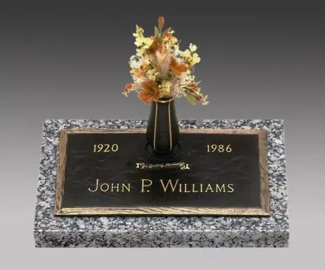 Oaklawn Memorial Bronze Grave Marker